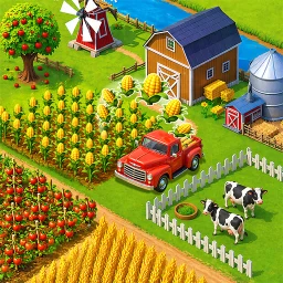 أيقونة ألعاب المزرعة: مزرعتي المثالية
